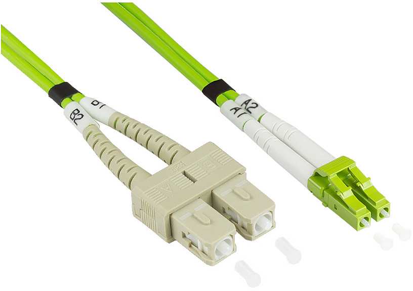 GoodConnections Alcasa Alcasa LW-805LS5 „InfiniBand“ / šviesolaidinis kabelis 5 m LC SC žalias