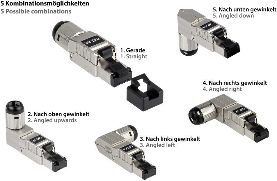 Good Connections Good Connections RJ45 kištukas Cat. 6A, montuojamas vietoje
