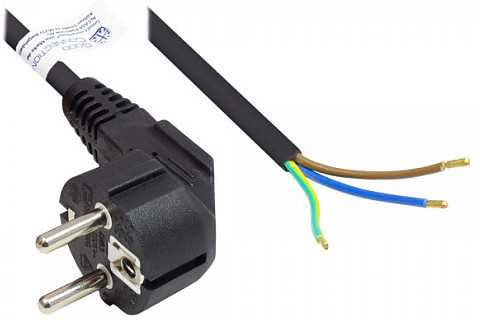 Good Connections Alcasa Alcasa P0185-S050 kabelis zasilające Juodas 5 m Wtyczka zasilająca typu E+F
