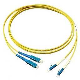 Good Connections Alcasa Alcasa LW-910LS „InfiniBand“ / šviesolaidinis kabelis, 10 m, 2 x LC, 2 x SC, geltonas
