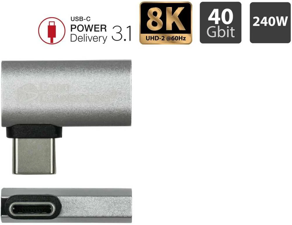 Kampinis USB-C į USB-C adapteris 240W