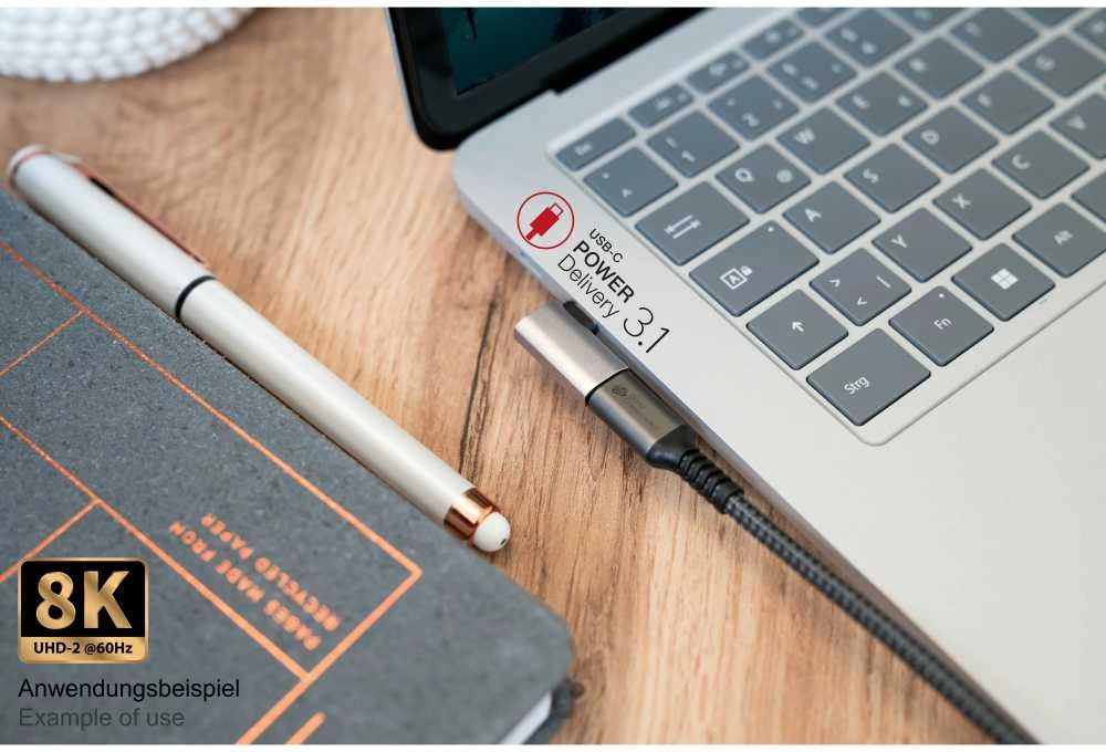 Adapteris USB Good Connections USB-C - USB-C Sidabrinė (USB-AD400)