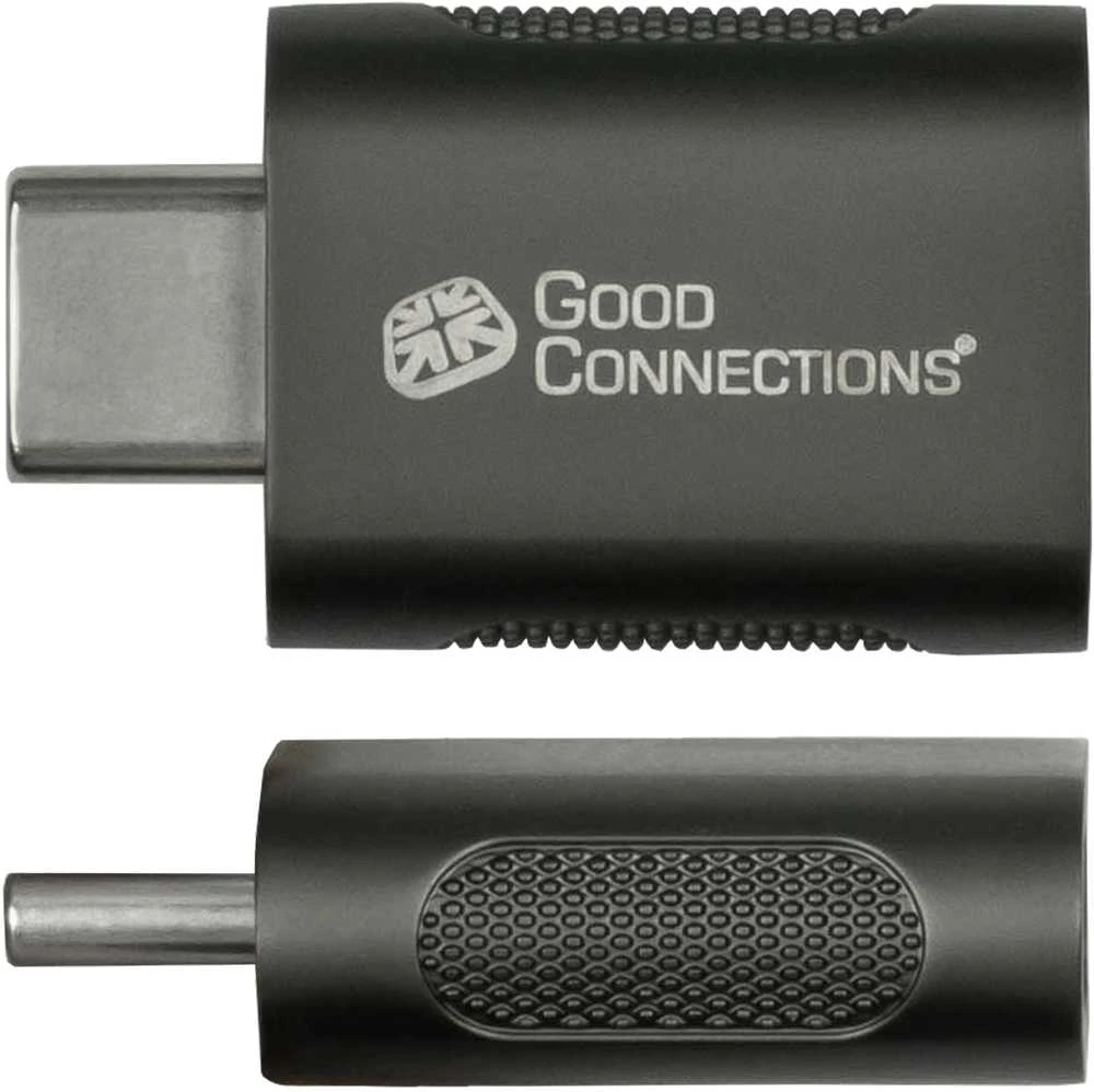 Pilkas Good Connections USB-A - USB-C adapteris