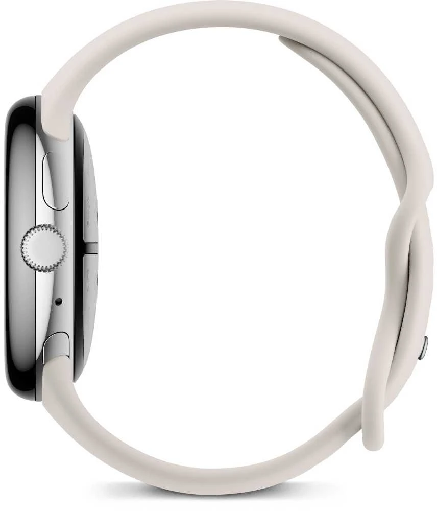 Išmanusis laikrodis Google Pixel Watch 3 AMOLED 45 mm Digital Jutiklinis ekranas 4G Sidabrinis Wi-Fi GPS (satellite)
