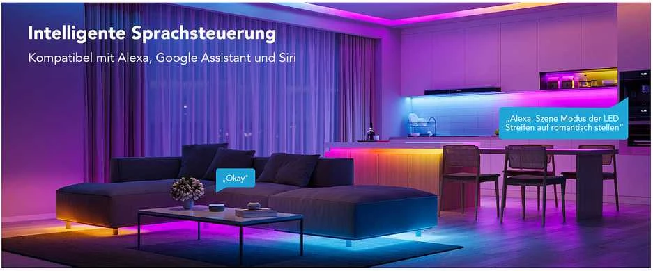 Govee H612A 5m | LED juostelė | Wi-Fi, Bluetooth, RGBIC