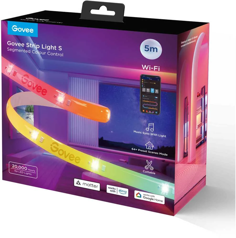Govee H612A 5m | LED juostelė | Wi-Fi, Bluetooth, RGBIC