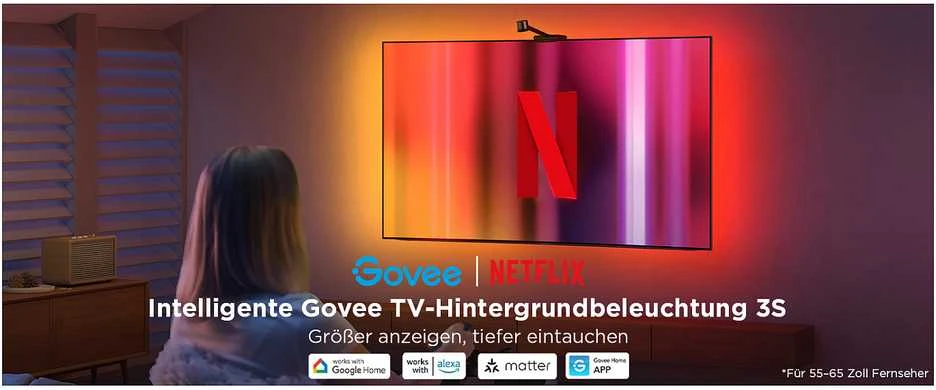 „Govee H6098“ išmanioji juostelės formos lemputė su „Wi-Fi“ / „Bluetooth“