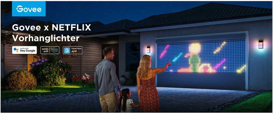 Govee H70BC išmanioji šviesų girlianda su „Wi-Fi“ / „Bluetooth“