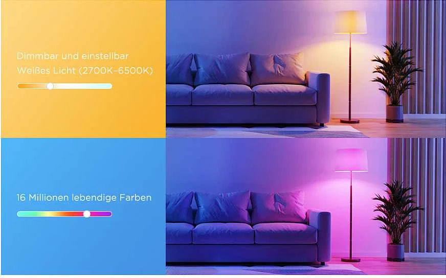 „Govee H6009“ lemputė | Išmanioji RGBW lemputė | „Wi-Fi“, „Bluetooth“