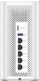 Grandstream Networks Maršrutizatorius GrandStream Grandstream GCC6010W UC+Networking (router VPN, NGFW, przełącznik i centrala IP. 2x 2.5G SFP, 10x GbE, 3 stałe WAN, 4x PoE-Out, routing NAT 2,5 Gbps)