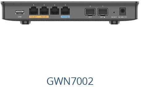 Grandstream GWN7002 Multi-WAN-Gigabit-VPN-Maršrutizatorius mit integrierten Firewalls