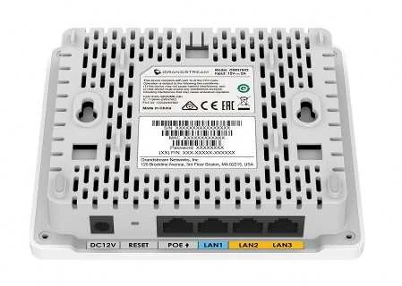 Maršrutizatorius Grandstream GWN7603 belaidis prieigos taškas 1,27 Gb/s Baltas maitinimas per Ethernet (PoE)