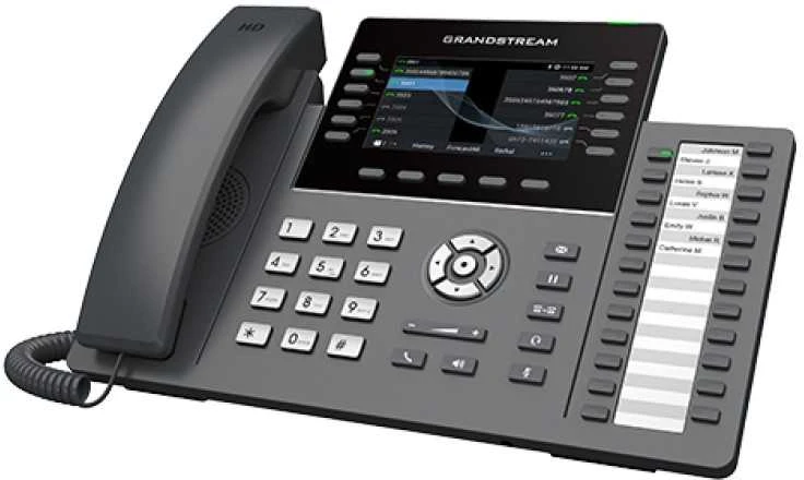 Grandstream Networks GRP2636 IP phone Juodas 12 lines LCD Wi-Fi
