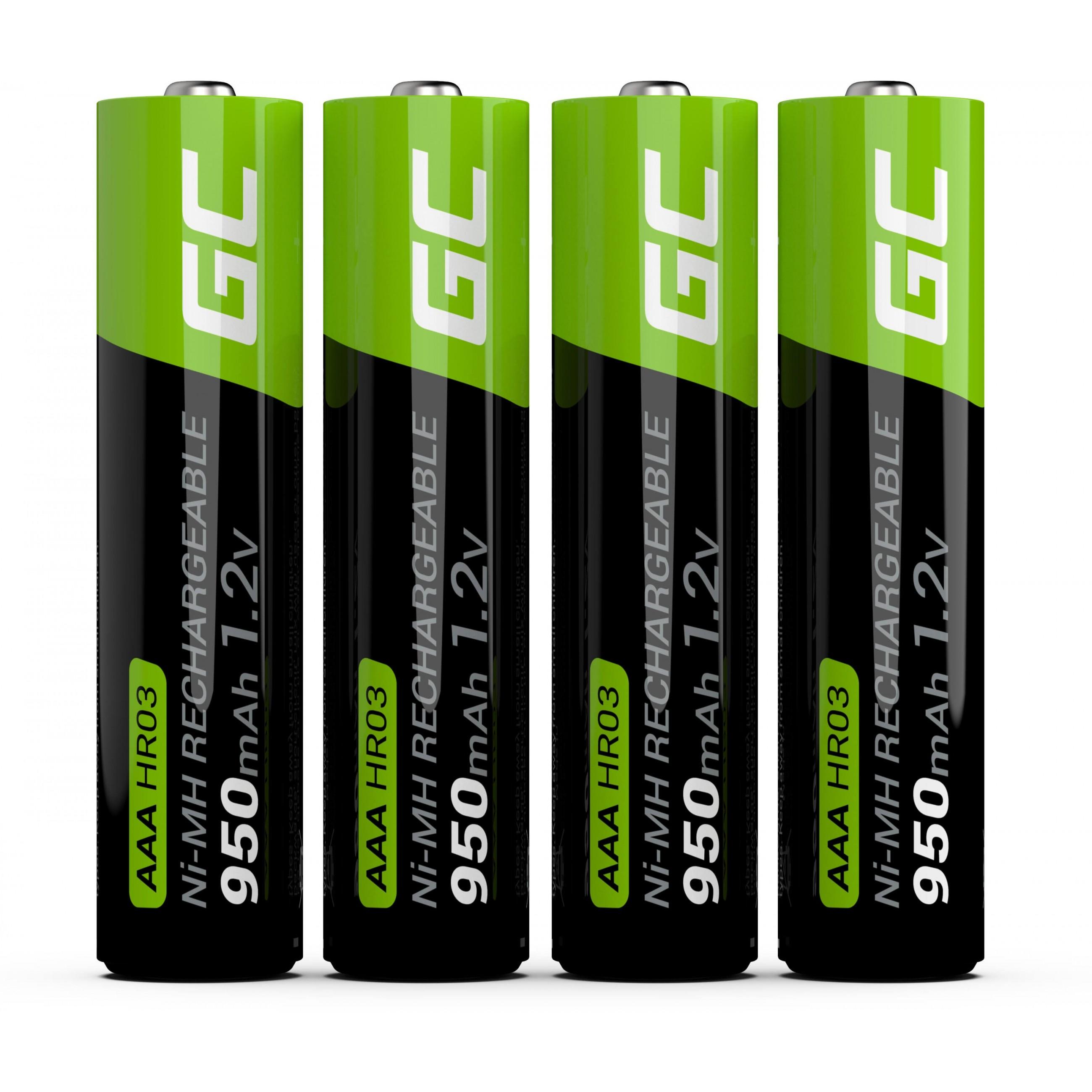 Green Cell „Žalias Cell“ akumuliatoriai 4xAAA HR03 950mAh