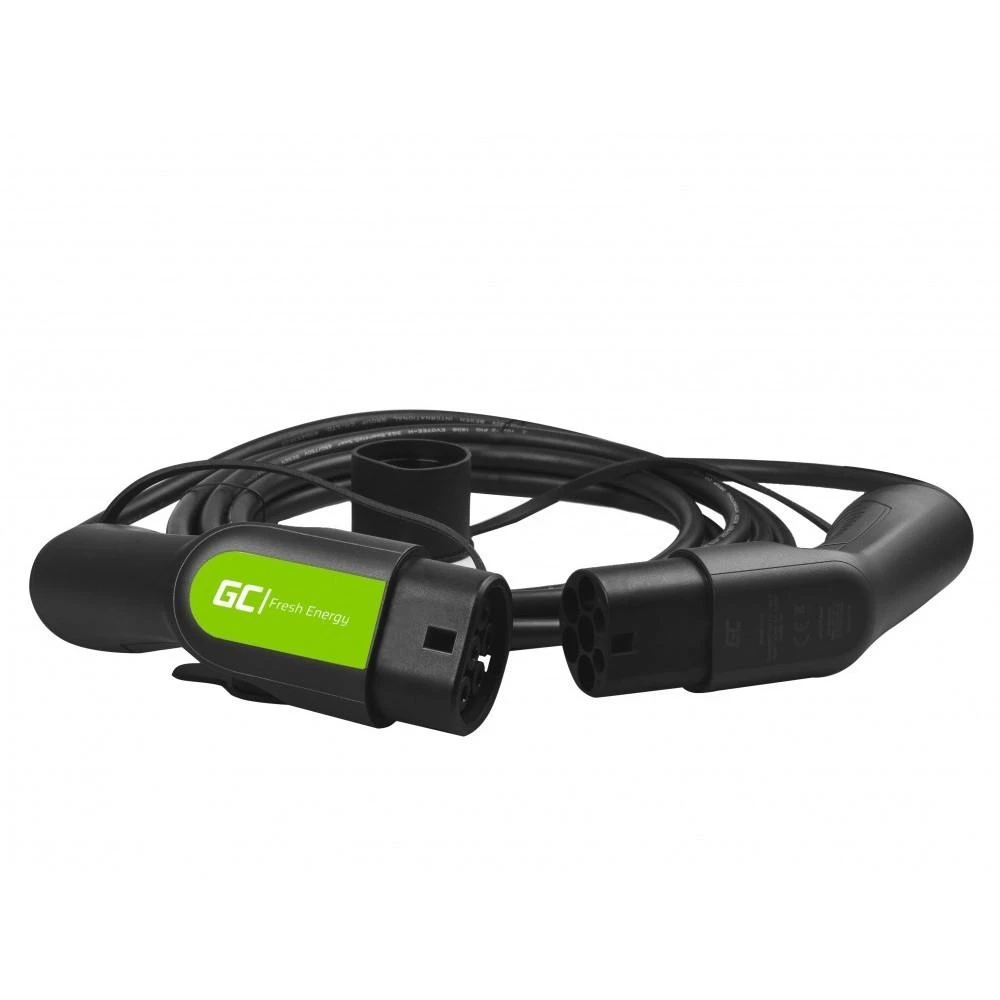 Green Cell Žalias Cell Kabelis Žalias Cell GC Type 2 3.6 kW 5 metrų, skirtas įkrauti EV / PHEV