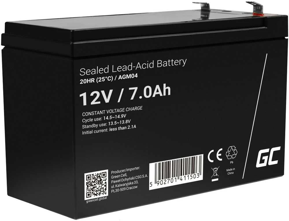 Žalias Cell Žalias CELL Baterija AGM 12V7AH