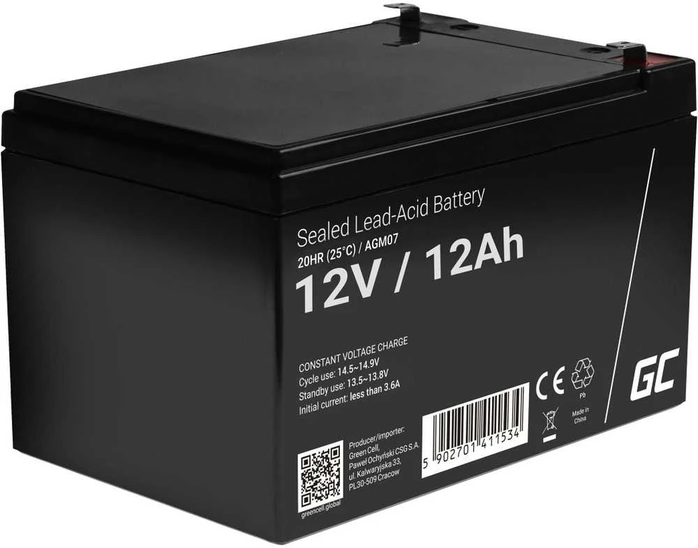 Žalias Cell Žalias CELL Baterija AGM 12V12AH