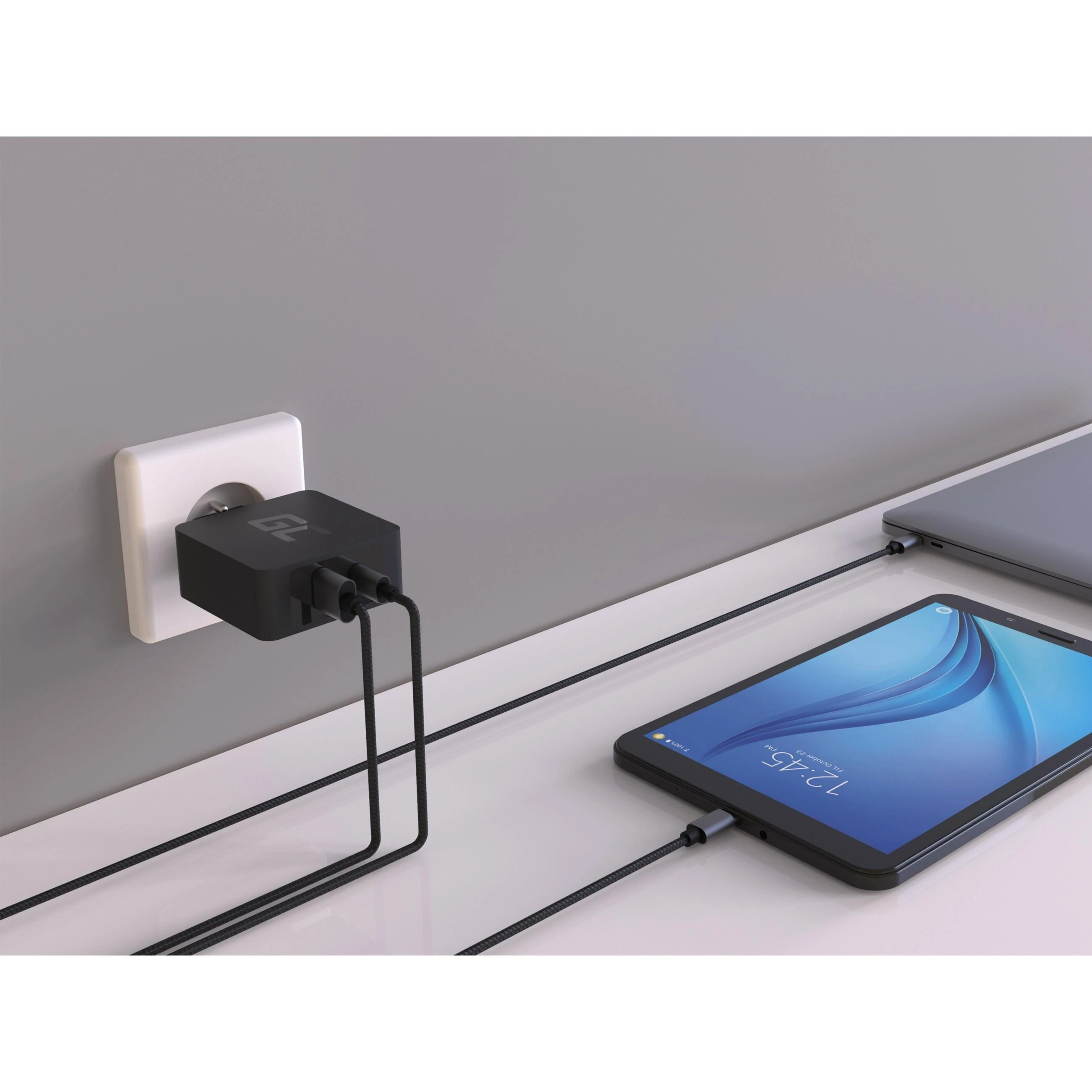 Asus Žalias Cell GREENCELL CHAR10 įkroviklis Žalias Cell USB-C 45W PD su USB-C laidu