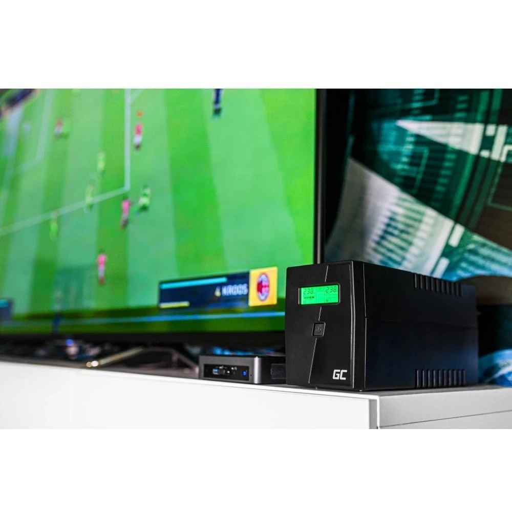 Green Cell Žalias Cell Žalias Cell UPS Microsine 1000VA LCD