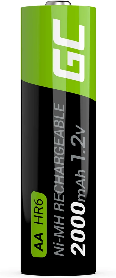 Green Cell Žalias Cell Akku 4xAA HR6 2000mAh
