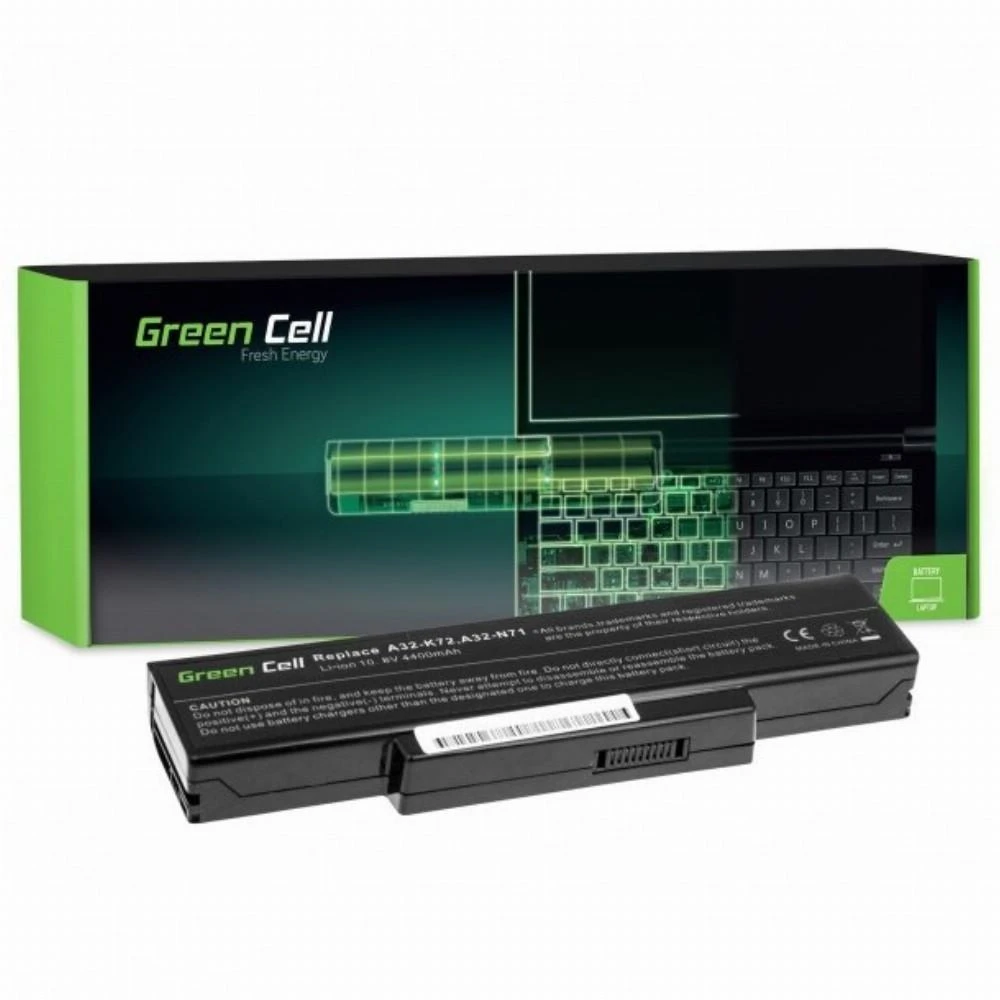 Green Cell GREENCELL AS06 Baterija Žalias Cell A32-K72, skirta Asus K72 K73 N71 N73