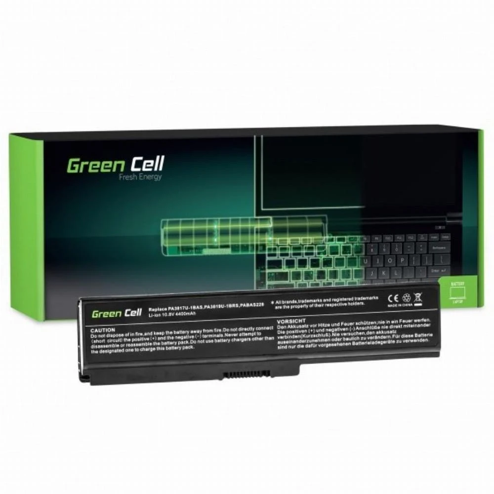 Green Cell Žalias Cell GREENCELL TS03 Baterija Žalias Cell PA3817U-1BRS, skirta Toshiba Satellite C650 C650D C655 C660 C660D