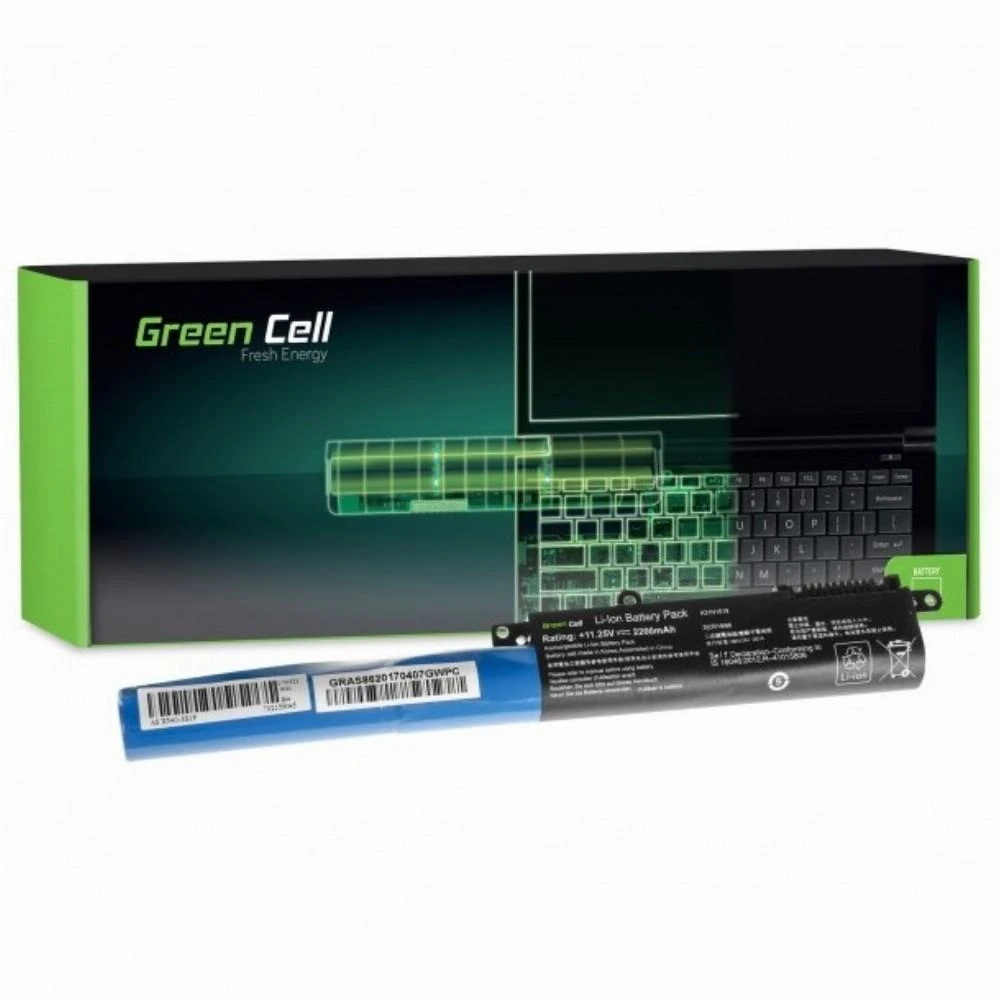 GREENCELL AS86 Baterija Žalias Cell A31N1519 for Asus F540 F540L F540S R540 R540L R540S X540 X540