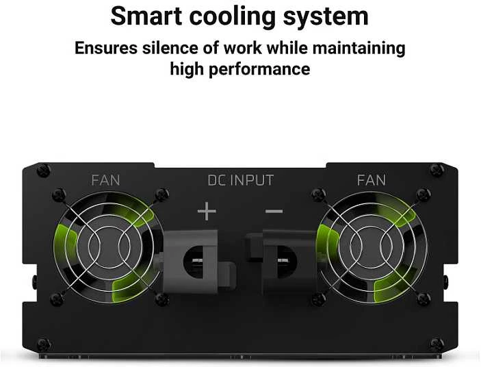 Žalias Cell Inverteris 24V/230V 3000W/6000W Sinusinė išėjimo įtampa Žalias Cell