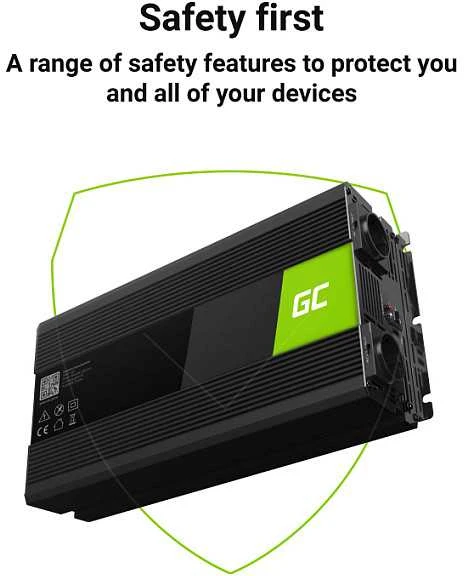 Žalias Cell Inverteris 24V/230V 3000W/6000W Sinusinė išėjimo įtampa Žalias Cell