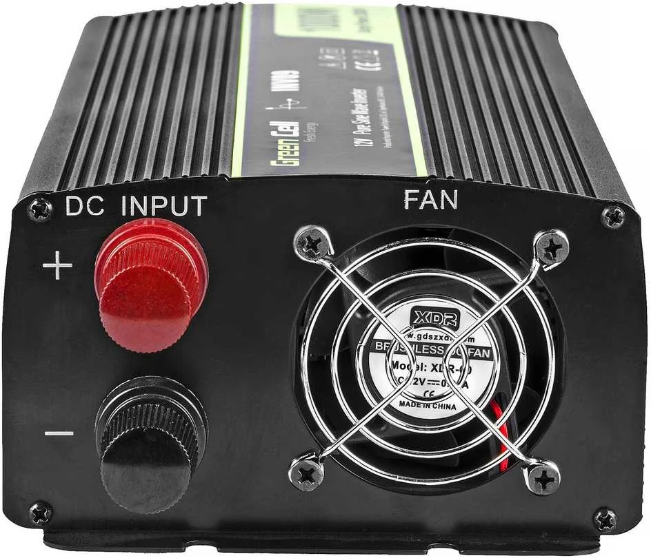 Green Cell Žalias Cell Inverteris 12V/230V 1000W/2000W Sinusinė išėjimo įtampa Žalias Cell
