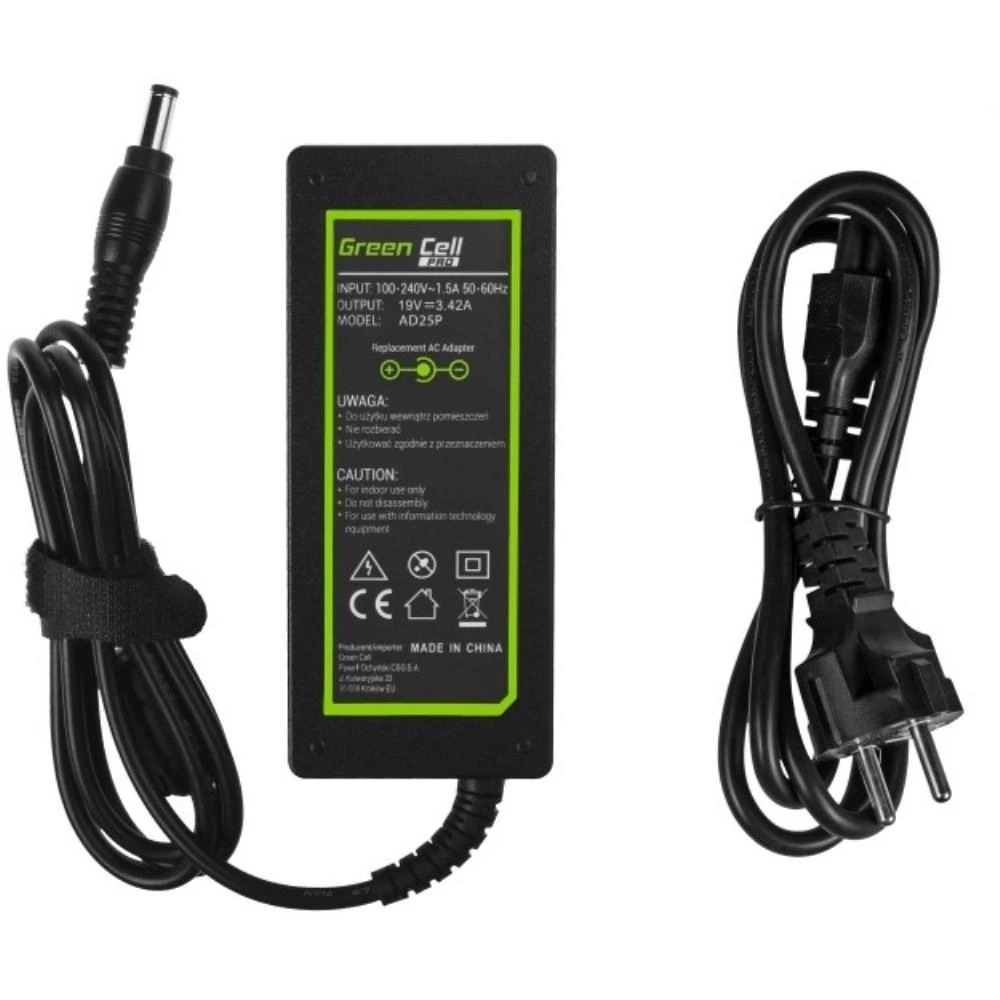 Nešiojamų kompiuterių įkroviklis Greencell AD25P PRO 65W 19V Toshiba, Asus