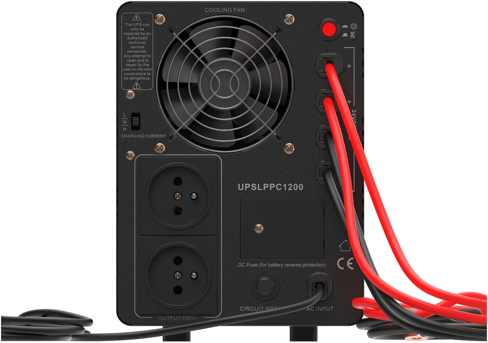 Green Cell Žalias Cell Žalias Cell nepertraukiamo maitinimo šaltinis (UPS) 2000 VA 1200 W su LCD ekranu