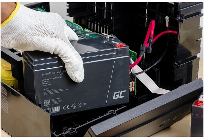 Žalias Cell GREENCELL baterija AGM VRLA 6V 15Ah
