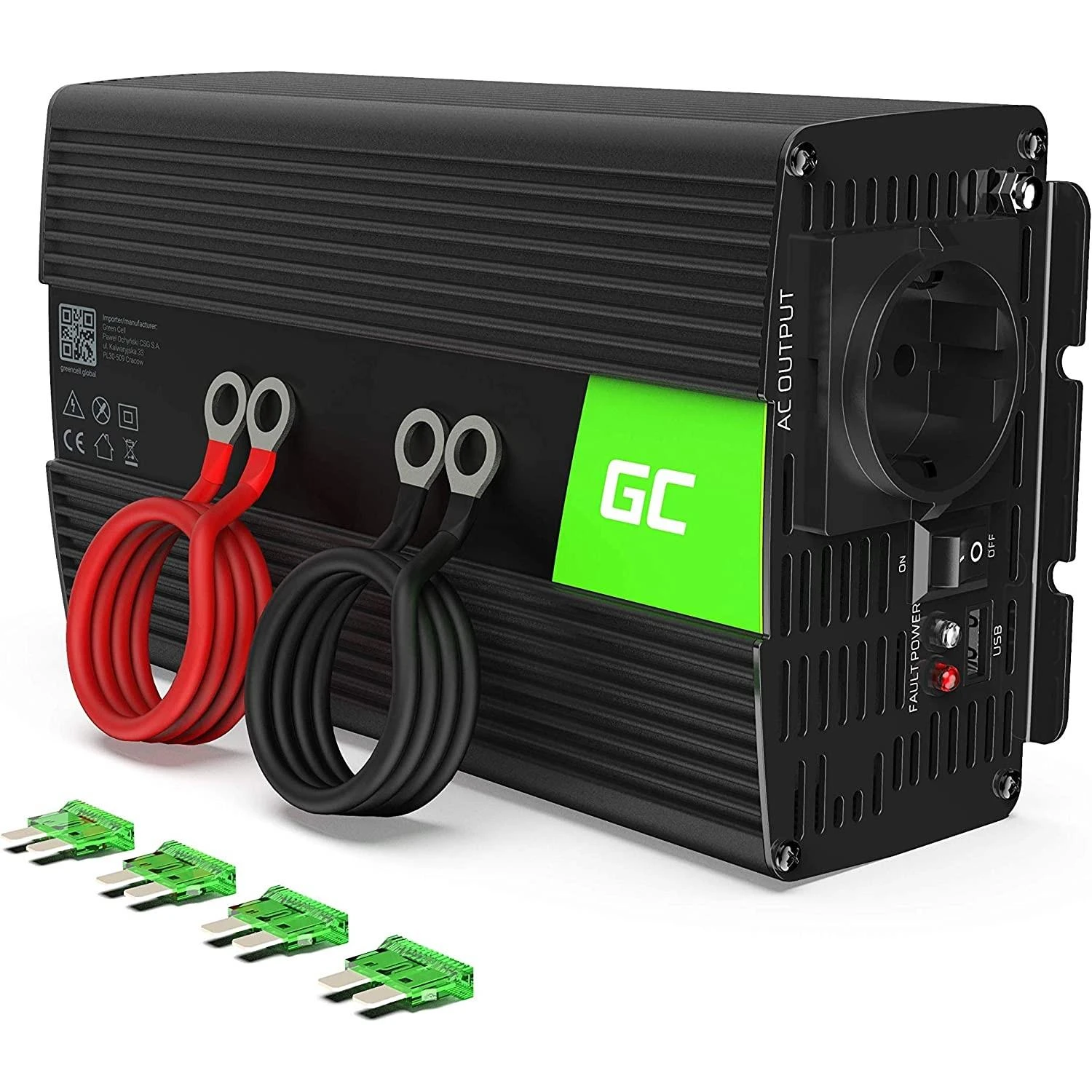 Green Cell Inverteris Žalias Cell 24V/230V 2000W/4000W