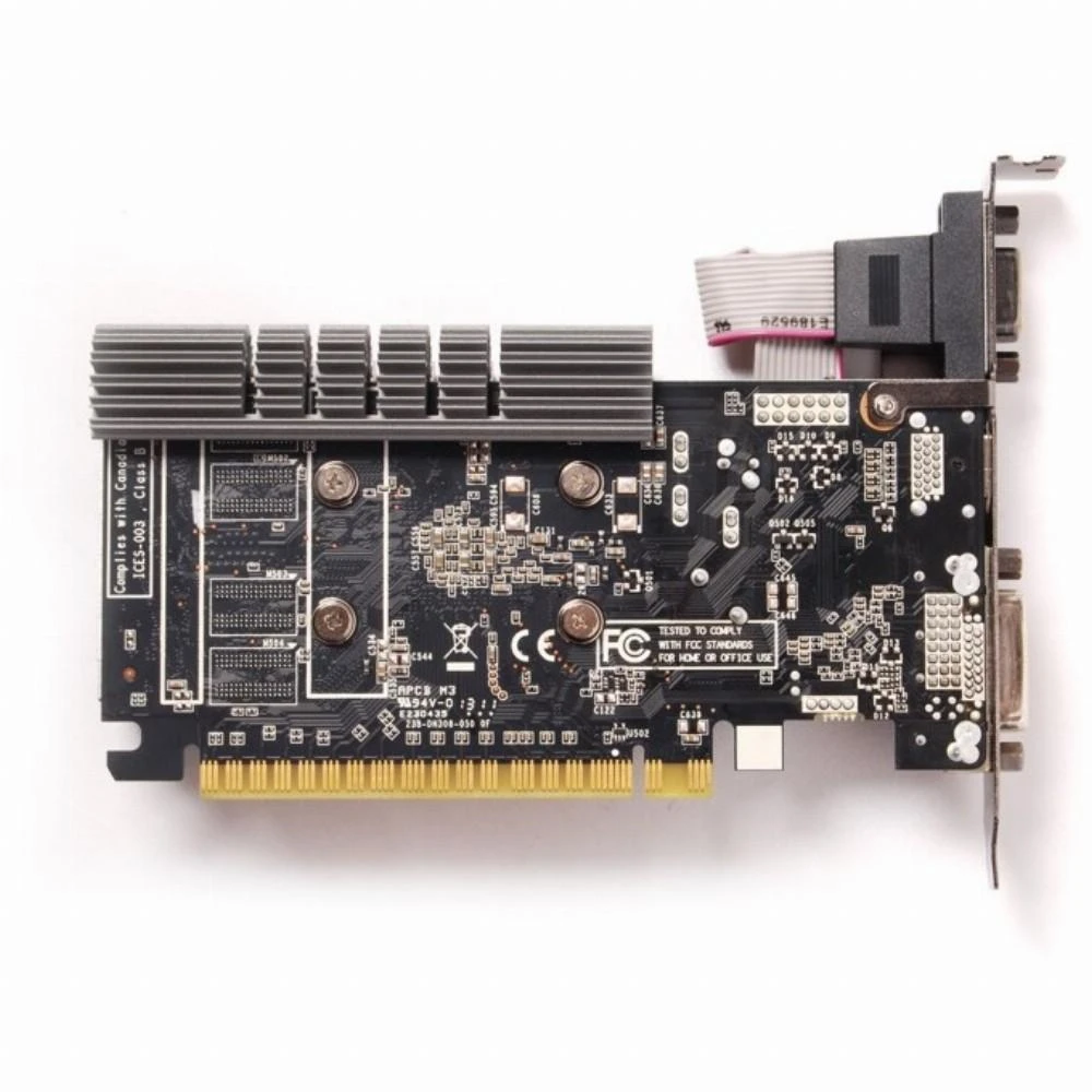 ZOTAC GeForce GT 730 ZONE Edition žemo profilio vaizdo plokštė, 4 GB DDR3 (64 bitų), HDMI, DVI, VGA