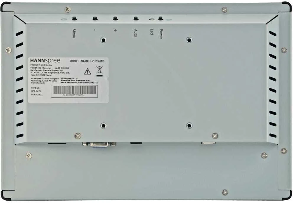 Jutiklinis ekranas Monitorius Hannspree HO105 HTB - 25.65 cm (10.1 Inch) - 1280 x 800 WXGA