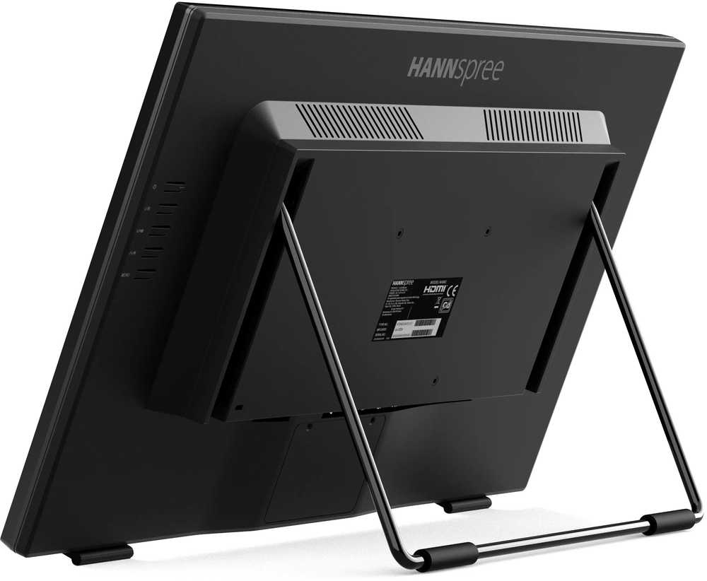 Monitorius Hannspree HT240CUA monitorius komputerowy 60,5 cm (23.8") 1920 x 1080 px Full HD LED Ekran dotykowy Juodas