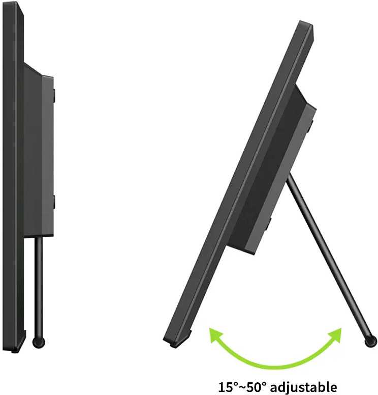 Monitorius Hannspree 39.6cm(15,6) HT165HPB 16:9 M-Touch HDMI juodas