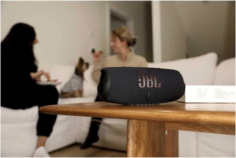 JBL Charge 5 nešiojama kolonėlė, Žalsvai mėlynos spalvos