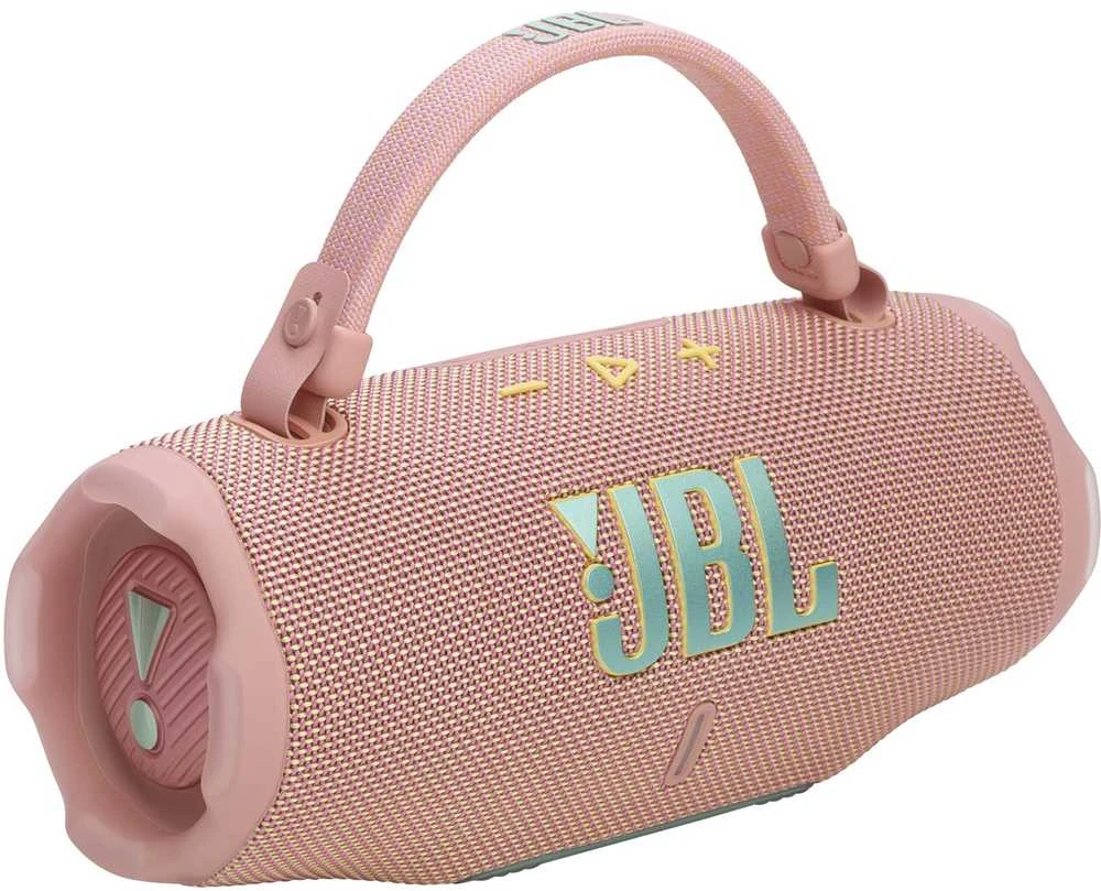 JBL Charge 6 nešiojama kolonėlė, rožinės spalvos