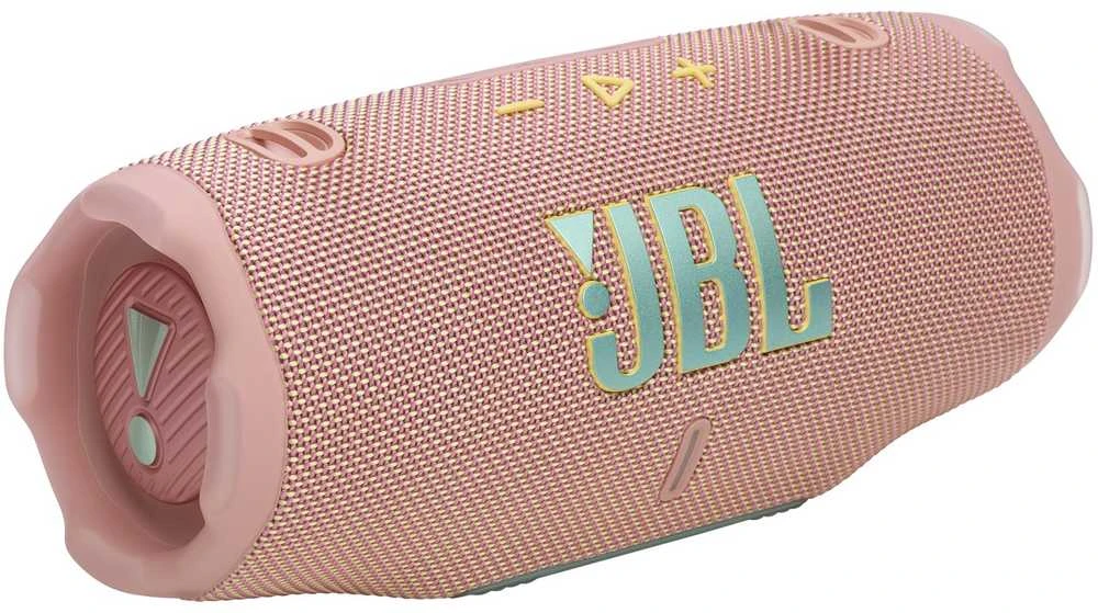 JBL Charge 6 nešiojama kolonėlė, rožinės spalvos
