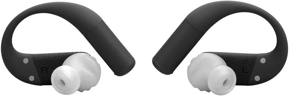 True Belaidės ausinės JBL Endurance Peak 4, juodas ir auksinis