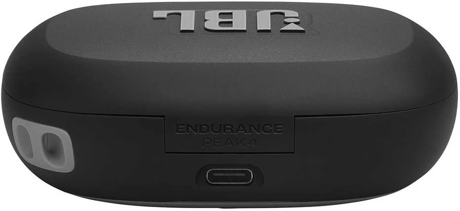 True Belaidės ausinės JBL Endurance Peak 4, juodas ir auksinis