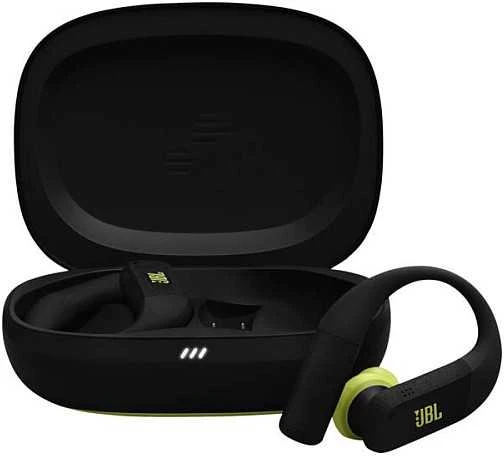 Belaidės ausinės JBL Endurance Peak 4, Juodos/gelsvai žalsvos