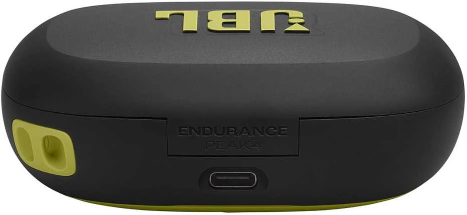 Belaidės ausinės JBL Endurance Peak 4, Juodos/gelsvai žalsvos
