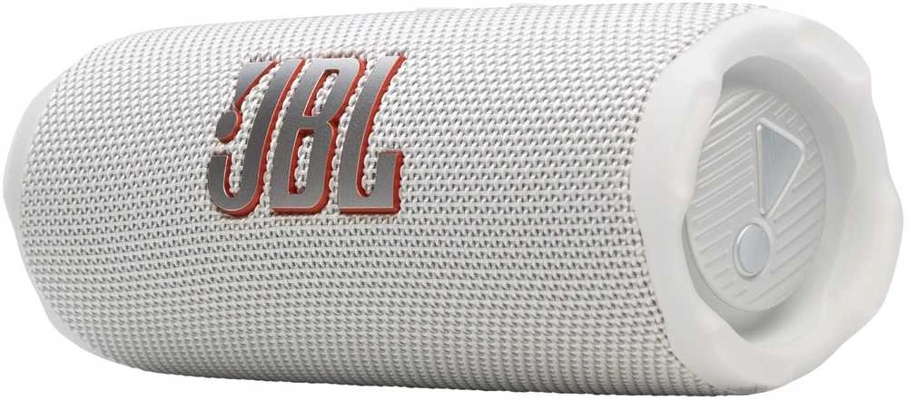 JBL Flip 7 nešiojama kolonėlė, baltos spalvos