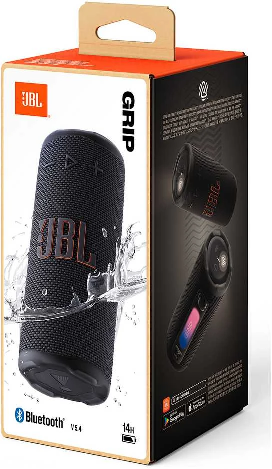 Nešiojama kolonėlė JBL Grip, juoda
