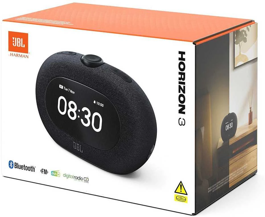 JBL Horizon 3 Wecker mit Lautsprecher, Juodas
