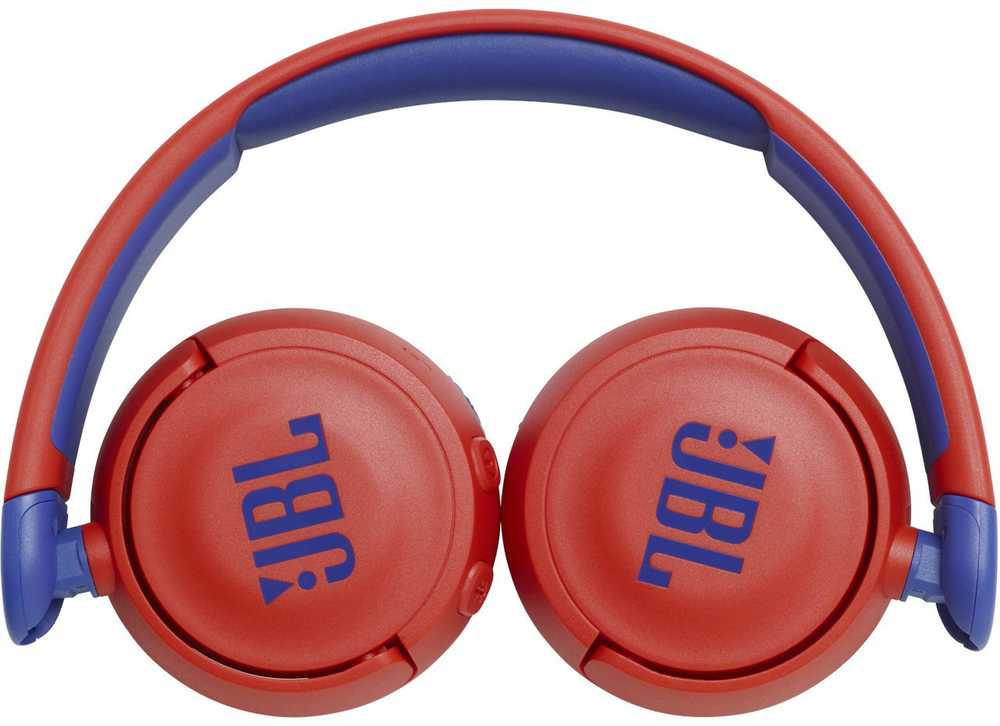 Saugaus klausymo ausinės vaikams JBL JR310BT, su mikrofonu, Raudonos