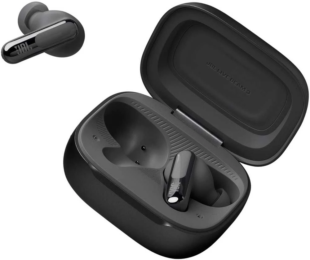 JBL Live Beam 3 TWS ausinės, Juodos